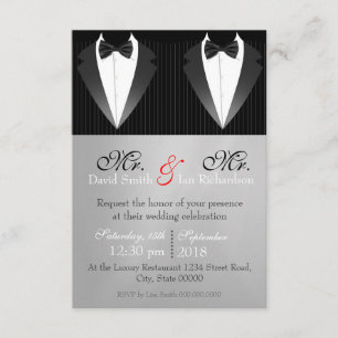 Invitation Mr. et Mr. Bow