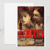 Invitation Mrs. Danvers welcomes you (Devant / Derrière)