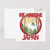 Invitation Mt. Hakone Japon (Devant / Derrière)