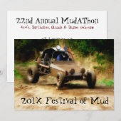 Invitation Muddy Mudfest Dunebuggy 4x4ing (Devant / Derrière)