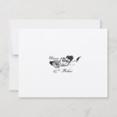 Invitation Muertes de crâne de sucre sur papier métal d'or (Dos)