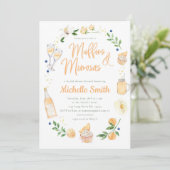 Invitation Muffins et Mimosas Fête des mariées Brunch Party (Debout devant)