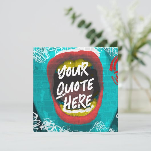 Invitation Mugshot (Debout devant)