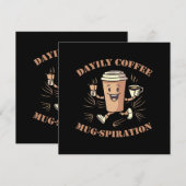 Invitation Mugspiration de café quotidienne (Devant / Derrière)