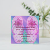 Invitation multi de but de plage de réception au (Debout devant)