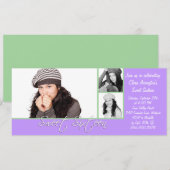 Invitation Multi-modèle photo Sweet 16 Anniversaire Invitatio (Devant / Derrière)