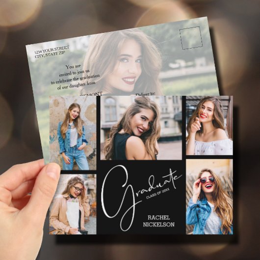 Invitation Multi Photo Graduation Party