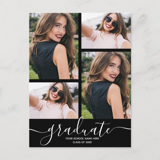 Invitation Multi Photo Graduation Party (Devant)