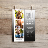 Invitation Multi Photo Modern Graduation Party