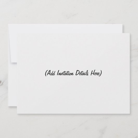 Invitation multi-usage Deux Petits Inséparables (Dos)