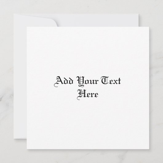 Invitation multi-usages noir et blanc (Dos)