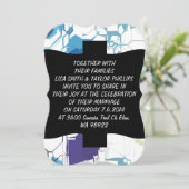 Invitation Mur criqué (Debout devant)