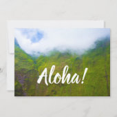 Invitation Mur de larmes, Mont Waialeale, Kauai, Hawaii (Devant)