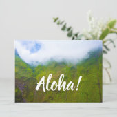 Invitation Mur de larmes, Mont Waialeale, Kauai, Hawaii (Debout devant)