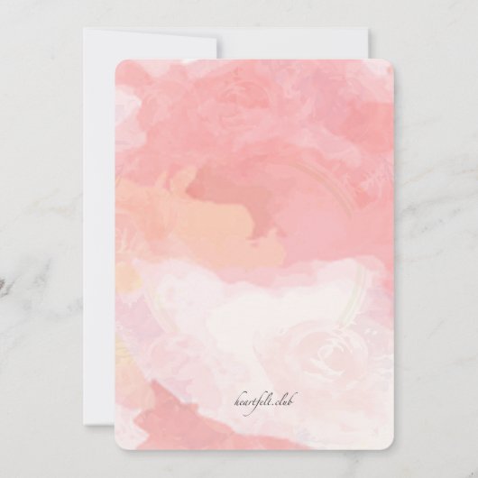 Invitation Murmures Floraux (Dos)