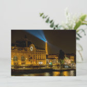 Invitation Musée d'Orsay à Paris la nuit (Debout devant)