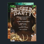 Invitation MUSEUM PARTY Dinosaur Bones Mystery Cave Anniversa<br><div class="desc">personnaliser pour tout événement</div>