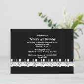 Invitation musicale à la fête d'anniversaire (Debout devant)