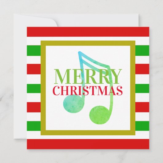 Invitation musicale de partie de chant de Noël et (Dos)