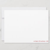 Invitation musicale - Gold Music Note Invitation (Dos)