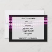 Invitation musicmeterz rose (Dos)