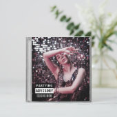 Invitation Musique CD Coque Album Couverture 30e fête d'anniv (Debout devant)