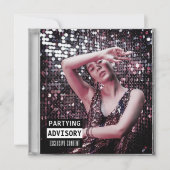 Invitation Musique CD Coque Album Couverture 30e fête d'anniv (Devant)