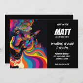 Invitation Musique Concert Guitariste (Devant / Derrière)