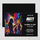 Invitation Musique Concert Guitariste (Devant / Derrière)