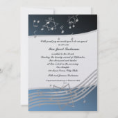 Invitation Musique d'argent dans l'air (Dos)