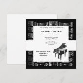 Invitation Musique de concert (Devant / Derrière)