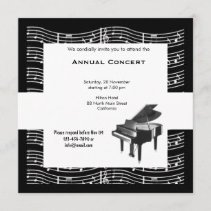 Invitation Musique de concert