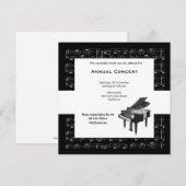 Invitation Musique de concert (Devant / Derrière)