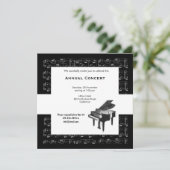 Invitation Musique de concert (Debout devant)