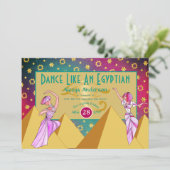 Invitation Musique de danse égyptienne moderne pour toute occ (Debout devant)