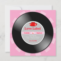 Musique Disque Vinyle Rétro Mariage