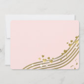 Invitation Musique et Coeurs d'anniversaire (Dos)