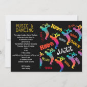 Invitation Musique et soirée dansante JAZZ RETRO Musique (Devant)