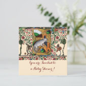 Invitation MUSIQUE FABRIQUANT CHAT ANIMAL JOUER Baby shower O (Debout devant)