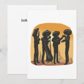 Invitation Musique mexicaine (Devant / Derrière)