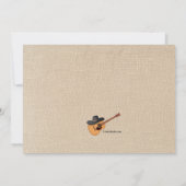 Invitation Musique occidentale (Dos)