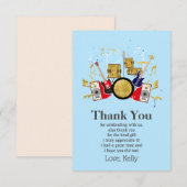 Invitation musique partie guitare batterie ensemble musical (Devant / Derrière)