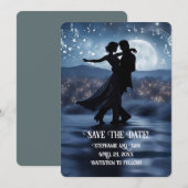 Invitation Musique pour couple romantique Save the Date (Devant / Derrière)