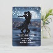 Invitation Musique pour couple romantique Save the Date (Debout devant)