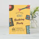 Invitation Musique rétro  (Debout devant)