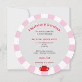 Invitation Musique Retro Vinyl Record (Dos)