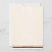 Invitation Musique romantique Répétition Thématique Dîner Inv (Dos)