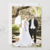 Invitation Musique Thème Post ou après Mariage Photo Invitati (Dos)