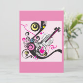 Invitation Musique violon (Debout devant)