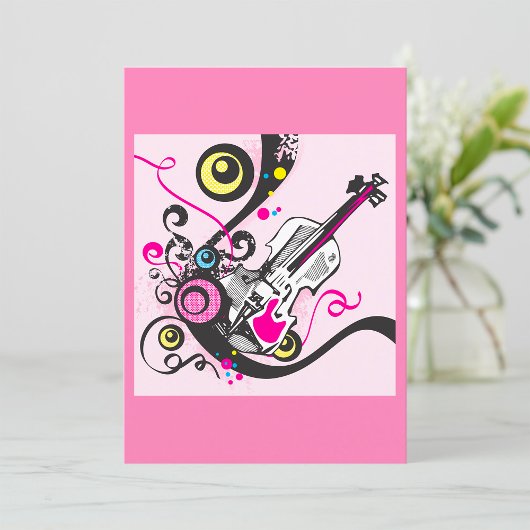 Invitation Musique violon